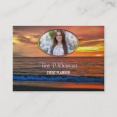 Sunset 1577 QR Code Visitenkarte (Vorderseite)