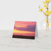 Sunset 2004 Foto von Mark Edward Westerfield. Karte (Gelbe Blume)
