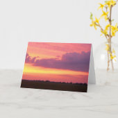 Sunset 2004 Foto von Mark Edward Westerfield. Karte (Gelbe Blume)