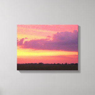 Sunset 2004 Foto von Mark Edward Westerfield. Leinwanddruck