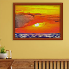 Sunset 2443 Art Print Poster