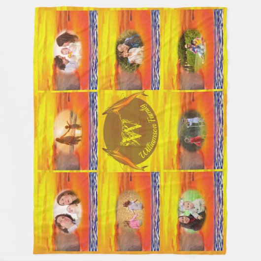 Sunset 2443 Fotos Fleecedecke (Vorderseite)