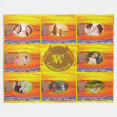 Sunset 2443 Fotos Fleecedecke (Vorderseite (Horizontal))