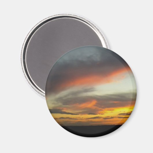 Sunset 2 Magnet (Vorderseite/Rückseite)