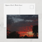 Sunset #2 postkarte (Vorne/Hinten)