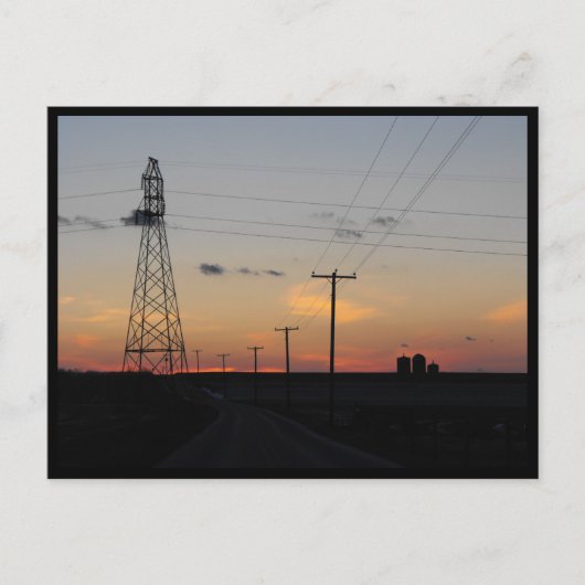 Sunset ~ 34 postkarte (Vorderseite)