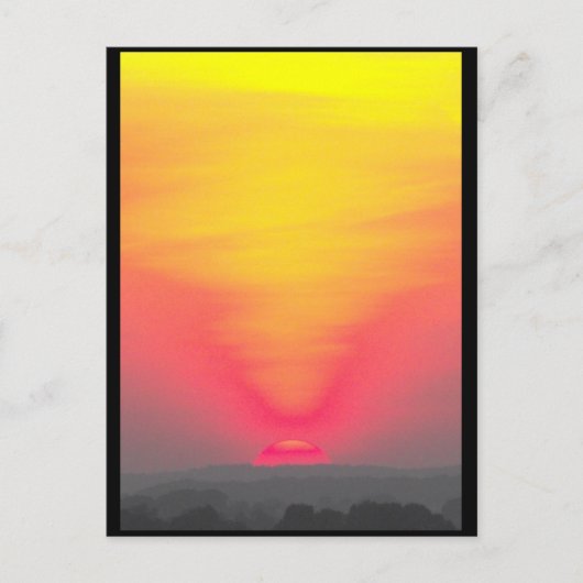 Sunset ~ 43 postkarte (Vorderseite)