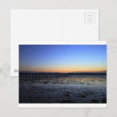 Sunset Abend Hill Postkarte (Vorne/Hinten)