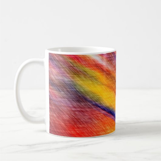 Sunset Abstrakt Coffee Tasse (Links)