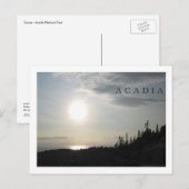 Sunset - Acadia Nationalpark Postkarte (Vorne/Hinten)