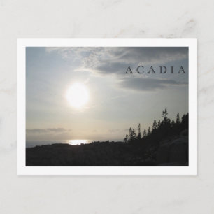 Sunset - Acadia Nationalpark Postkarte
