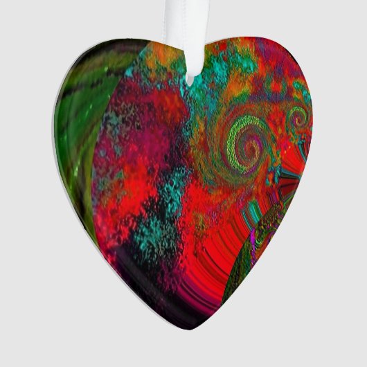 "Sunset" Acrylschmuck Ornament (Vorderseite)