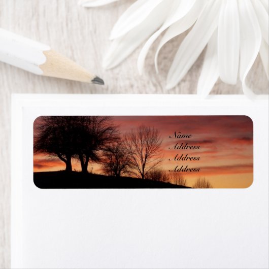 Sunset-Adressmarken (Insitu)