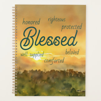 Sunset Affirmations Planner Planer