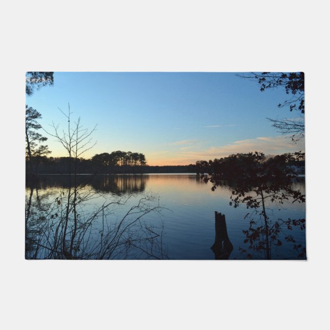 Sunset 'Almost Gone' von Shirley Taylor Fußmatte (Vorderseite)