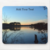 Sunset 'Almost Gone' von Shirley Taylor Mousepad (Vorne)