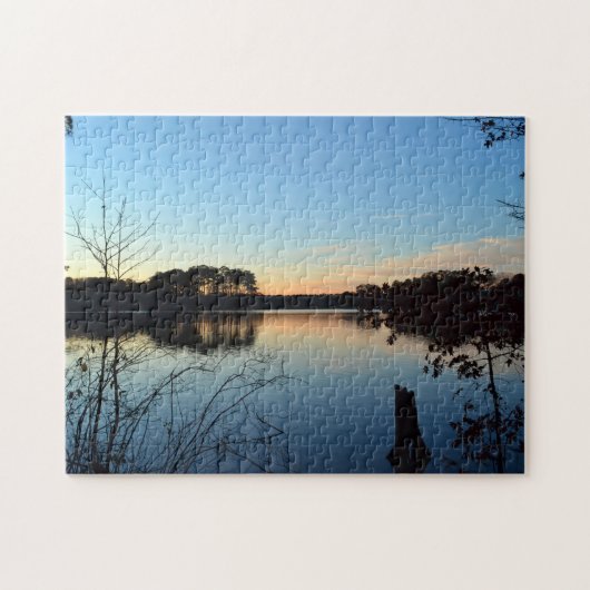 Sunset 'Almost Gone' von Shirley Taylor Puzzle (Horizontal)