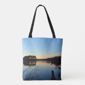 Sunset 'Almost Gone' von Shirley Taylor Tasche (Rückseite)