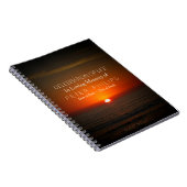 Sunset and Sea Celebration of Life Guest Book Notizblock (Rechte Seite)