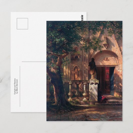 Sunset and Shadow von Albert Bierstadt Postkarte (Vorne/Hinten)