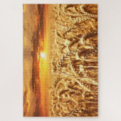 Sunset and Wheat Field Puzzle (Vertikal)