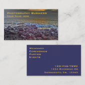 Sunset anpassbare Visitenkarten Visitenkarte (Vorne/Hinten)