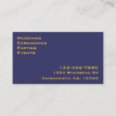 Sunset anpassbare Visitenkarten Visitenkarte (Rückseite)