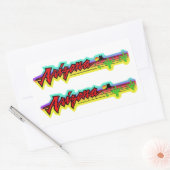 Sunset Arizona Rechteckiger Aufkleber (Umschlag)