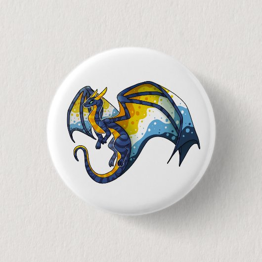 "Sunset" Aroace Button (Vorderseite)