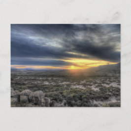 Sunset at Big Bend National Park, Texas Postkarte