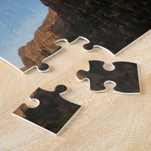 Sunset at Canyon Junction am Zion National Park Puzzle (Seite)