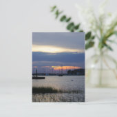 Sunset at Folly Harbour Postkarte (Stehend Vorderseite)