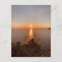 Sunset at French Riviera in Cassis Frankreich Post