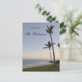 Sunset at Grand Bahama The Bahamas Postkarte (Stehend Vorderseite)
