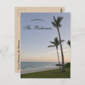 Sunset at Grand Bahama The Bahamas Postkarte (Vorne/Hinten)