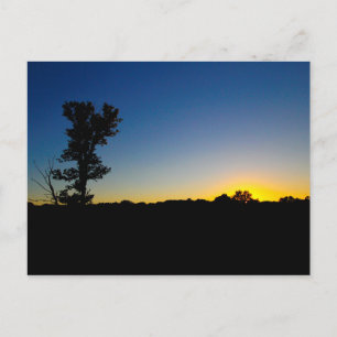 Sunset at Highbanks Metropark, Ohio Postkarte