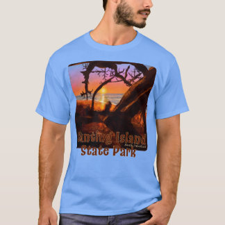 Sunset at Junting Island Staat Park Süd-Olina T-Shirt