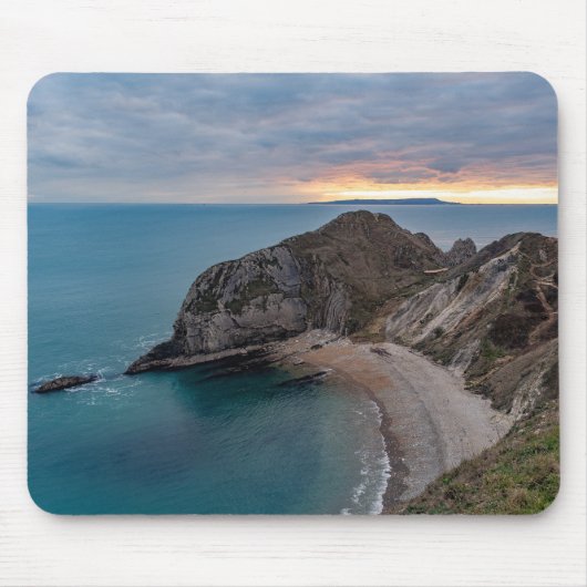 Sunset at Jurrasic Coast, England, UK Mousepad (Vorne)
