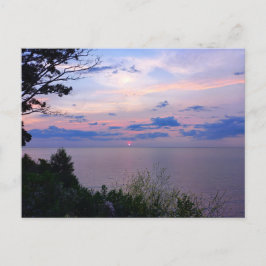 Sunset at Lake Ontario Postkarte