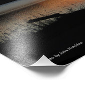 Sunset at Lake Scott Staat Park Fotodruck (Ecke)