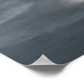 Sunset at Lands End in Cornwall England Poster (Ecke)