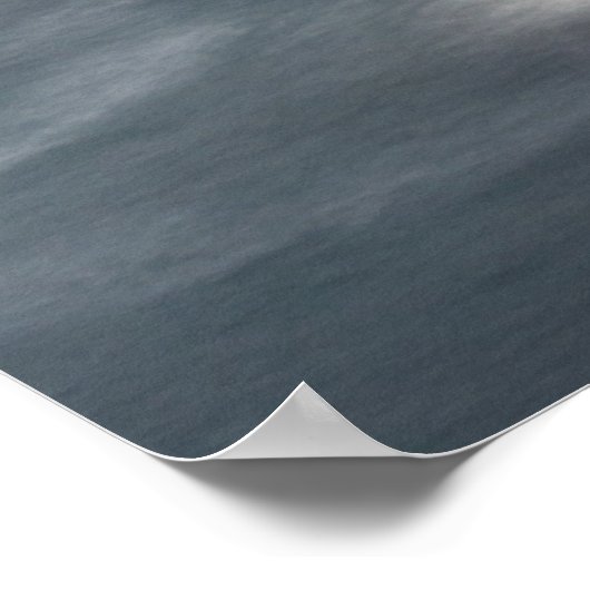 Sunset at Lands End in Cornwall England Poster (Ecke)