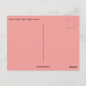 Sunset at Las Vegas Strip Nevada Postkarte (Rückseite)