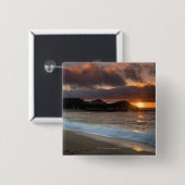 Sunset at Monastery Beach, Carmel, Kalifornien, Button (Vorne & Hinten)