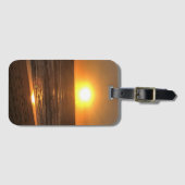 Sunset at Newport Beach, Kalifornien Gepäckanhänger (Vorderseite (Horizontal))