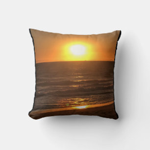 Sunset at Newport Beach, Kalifornien Kissen