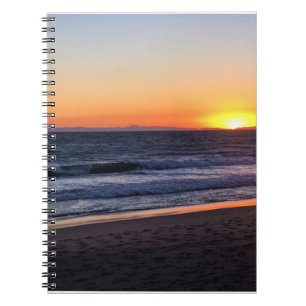 Sunset at Newport Beach, Kalifornien Notizblock