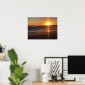 Sunset at Newport Beach, Kalifornien Poster (Heimbüro)