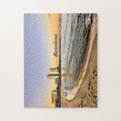 Sunset at Olympic Port of Barcelona, Spain, Puzzle (Vertikal)