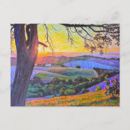 Sunset at Peachy Canyon Postcard Postkarte